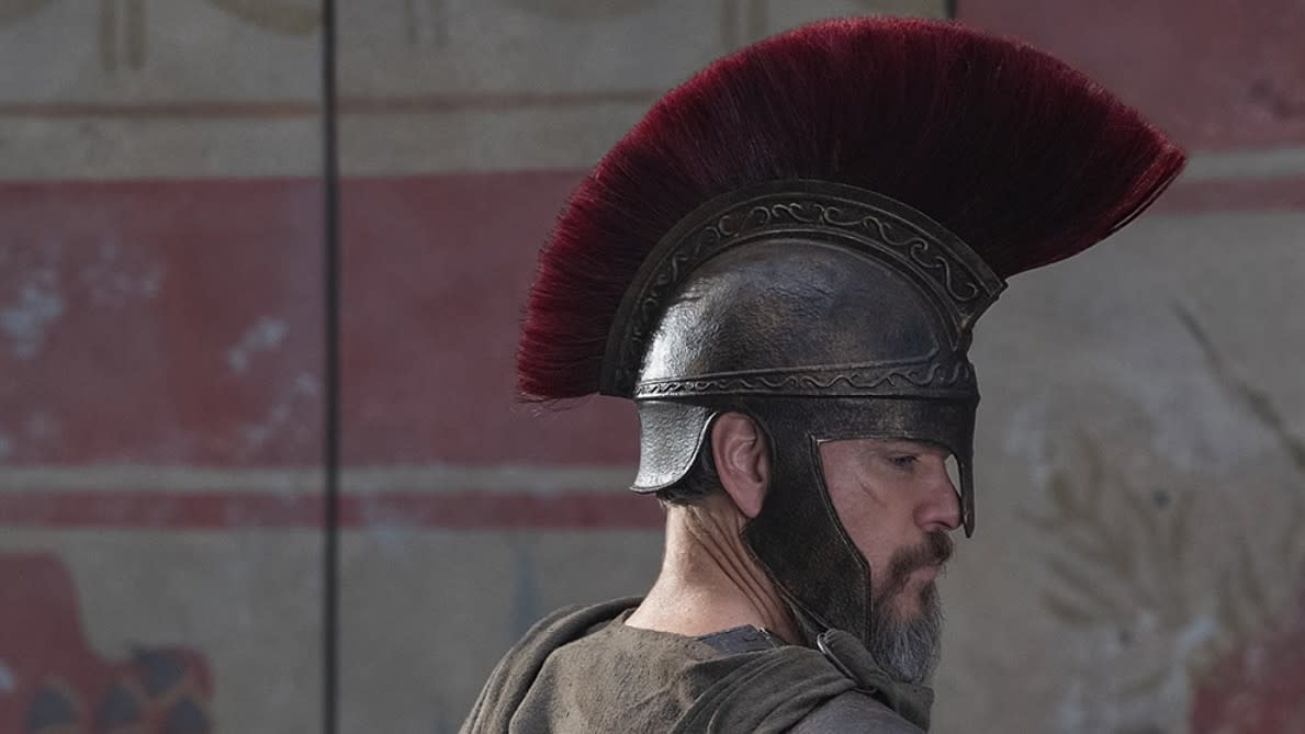 Matt Damon as Odysseus in The Odyssey (Universal Pictures)