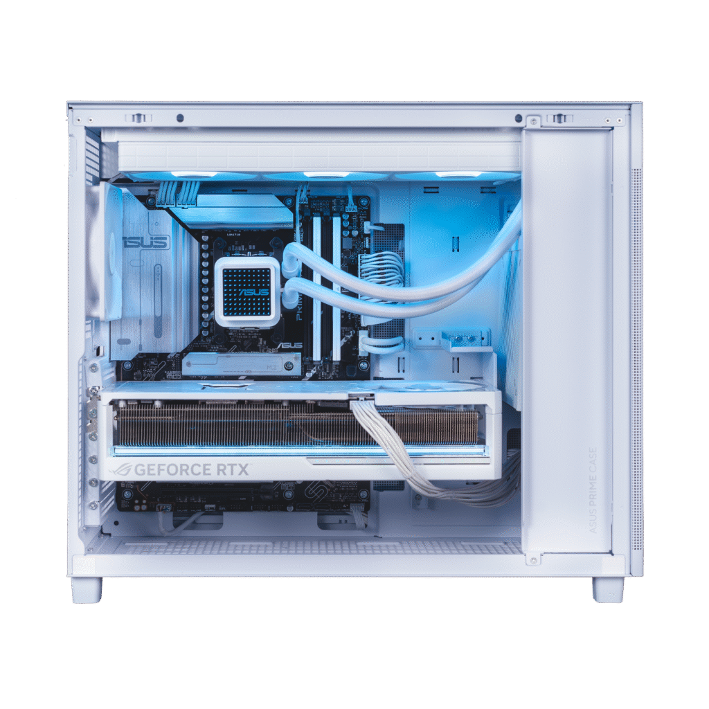 Prime AP303 Compact Mid-Tower ATX Case construção branca