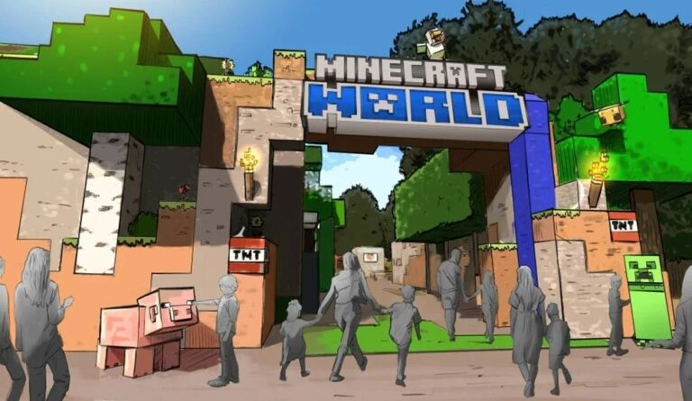 Minecraft World parque temático em londres