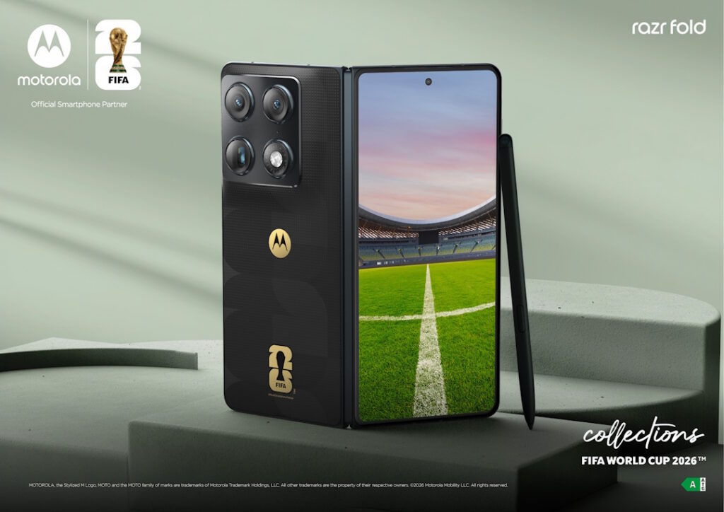 Motorola abre pré-vendas do razr fold com experiências garantidas de jogos do Campeonato do Mundo da FIFA